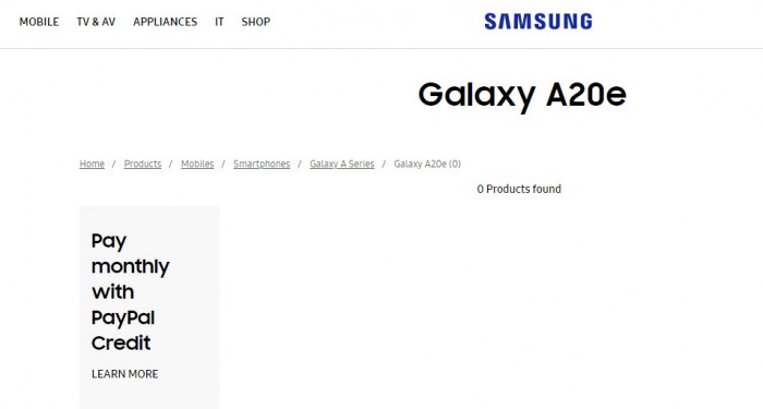 大力发展低端产品线 三星将在英国发布Galaxy A20e