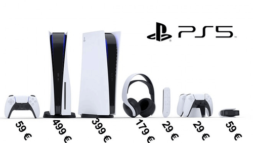 ps5价格曝光无光驱数字版售价或399欧元起