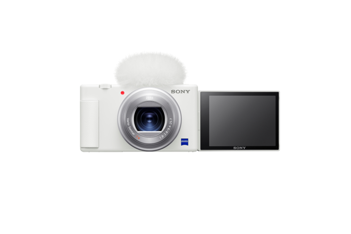 索尼Vlog相机ZV-1上新色 白色版时尚机身发布