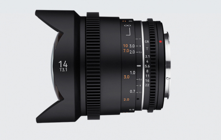 拍片利器 三阳发布VDSLR 14mm T3.1 MK2镜头