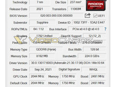 AMD新显卡RX6600详细规格：有GPU-Z截图