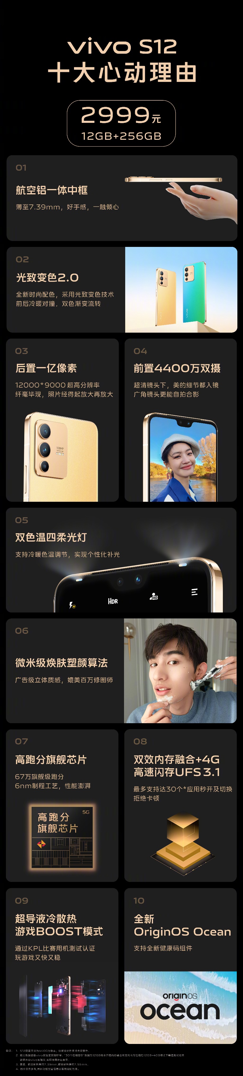 十大心动理由获媒体点赞，vivo  S12系列12月30日正式开售