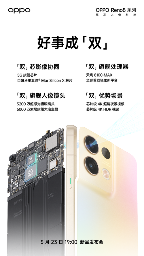 OPPO Reno8系列即将发布 亮点提前看