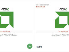 加拿大电商放出AMD锐龙7000系列处理器零售价，7950X约6035元人民币