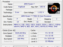 AMD锐龙7 7700X处理器Geekbench跑分曝光，单核成绩2209分