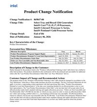 Alder Lake进入EOL阶段