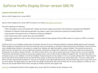 英伟达发595.76热修复驱动