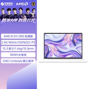 机械革命星耀15轻薄本上架，锐龙 AI 9 H 365顶配版售6999 元