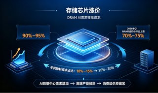 存储成本占比翻倍厂商全面涨价
