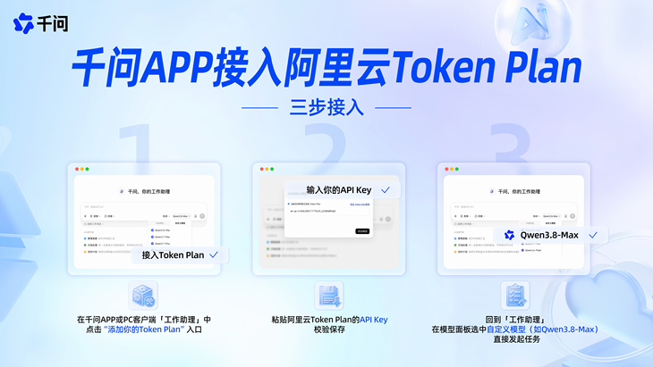千问APP支持阿里云 Token Plan接入