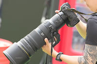 尼康120-300mm F2.8现身F1赛场