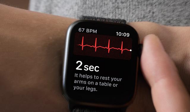 apple watch series4加入了心电图(ecg)功能,这是可穿戴设备第一次