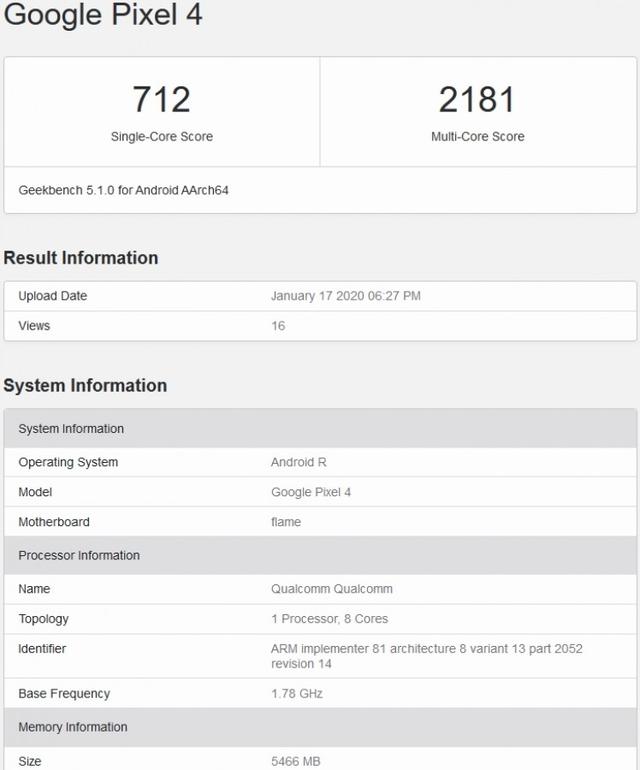 Android 11爆料，谷歌“亲儿子”Pixel 4已经运行，预计9月发布