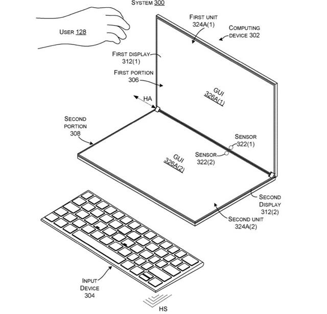 苹果Surface Neo专利曝光，自适应遮挡物，有望今年发布