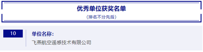 2024智慧城市先锋榜丨飞燕遥感获奖优秀单位！(图1)
