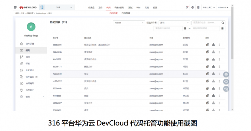华为云DevCloud携手316平台打造品质维保服务