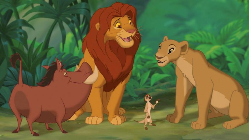 因此在辛巴狮子王还未成长,只是孩儿时期爸爸就