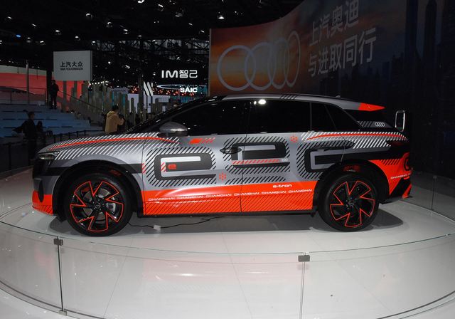 上汽奥迪q5etron电动suv,续航里程或超500km