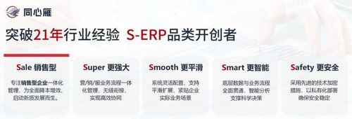 同心雁S-ERP：赋能销售型企业一体化实力破局(图1)