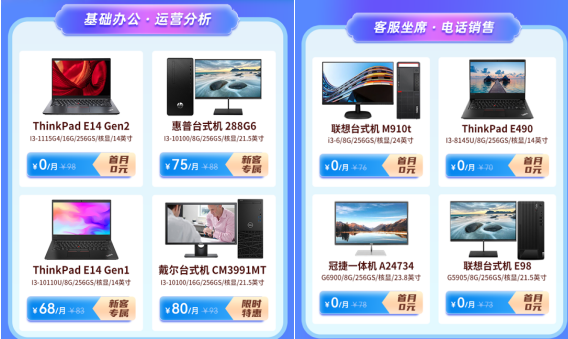 小熊U租618年中大促新客电脑0元租巨额补贴助力企业轻松办公！(图2)
