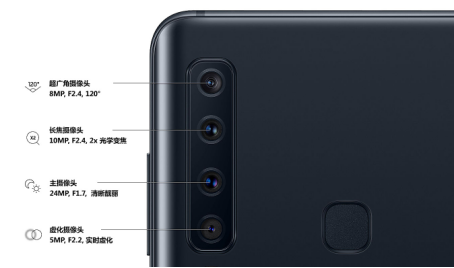 三星首款后置四摄手机galaxy a9s正式首销:潮流渐变 拍照新体验