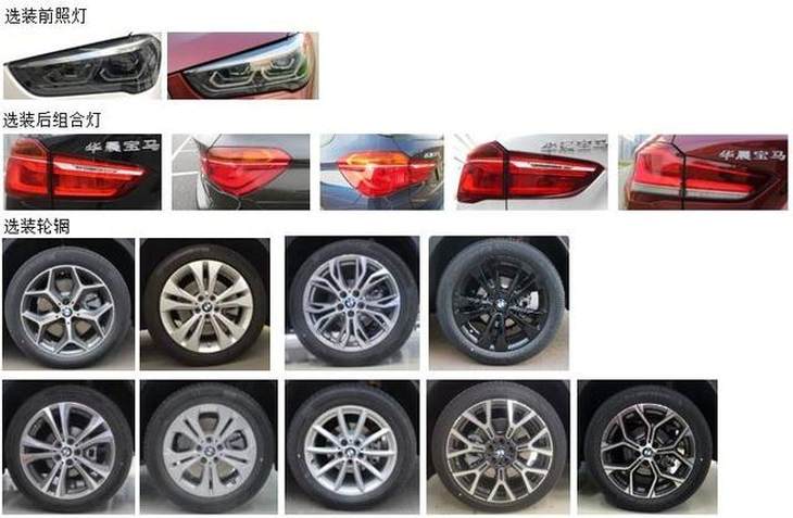 新款华晨宝马X1申报图 前格栅尺寸增大/搭重新校调引擎