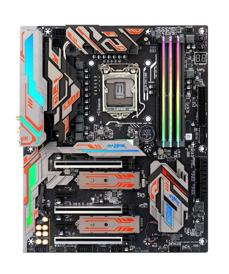 更出彩的rgb灯效 影驰 z390 gamer 主板首发价1299元