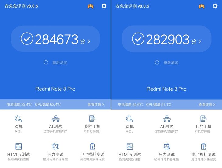 安兔兔跑分成绩为28万,尽管这个成绩不高,但考虑到helio g90身为