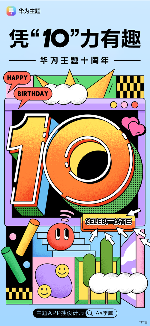 凭10力脑洞大开华为主题十周年共创海报来啦