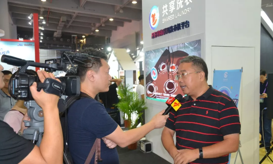 陈海峰会后接受了媒体采访,他分享了自己对共享经济的看法,并表示公司