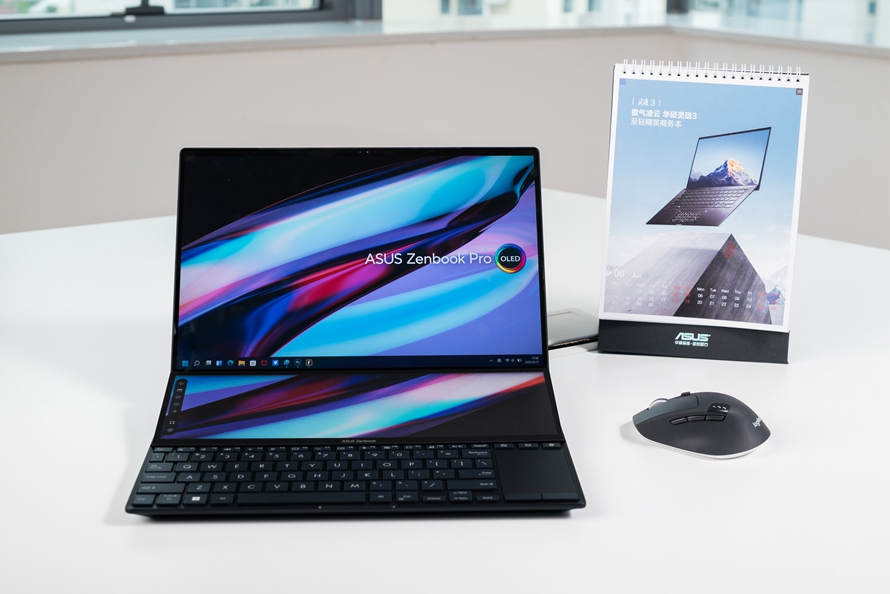 华硕灵耀x 双屏pro 2022体验移动跨屏新玩法_-硬游网